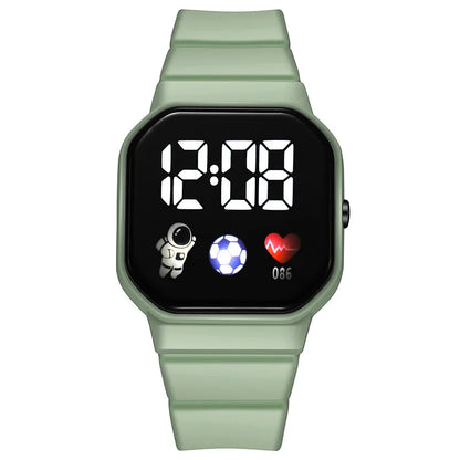 Kids Watch Sport LED Digital Watches Spaceman Silicone Strap Waterproof Electronic Wristwatch for Children Boys Girls Gifts