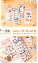 1 Set Stationery DIY Leisure Cat Series Cute Paper Memo Pad Sticker Post Sticky Notes Notepad School Office Supplies
