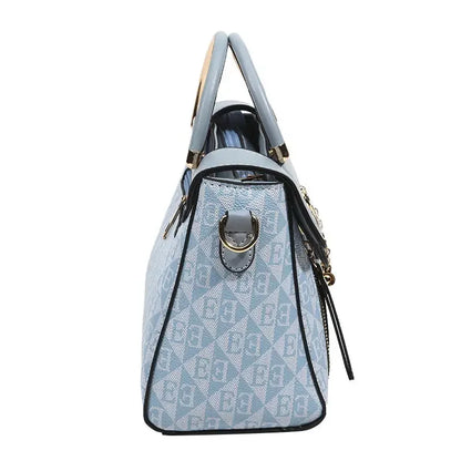 Ladies' handbag 2026 new fashion trend embossed plain style versatile casual shoulder crossbody bag.
