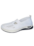 Women's Solid Color Breathable Sneakers, Soft Sole Shoes, Lightweight Shoes, Mesh Casual Shoes 