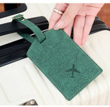Fashionable new PU luggage tag, boarding pass for overseas travel, luggage tag, anti-loss name card, luggage tag