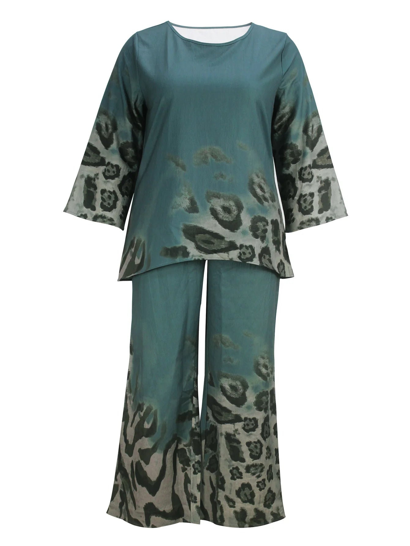 2 Piece Women Sets 2025 New Arrival Plus Size Autumn Winter Matching Sets Top And Pants Suits Outfits Oversized Clothing