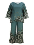 2 Piece Women Sets 2025 New Arrival Plus Size Autumn Winter Matching Sets Top And Pants Suits Outfits Oversized Clothing