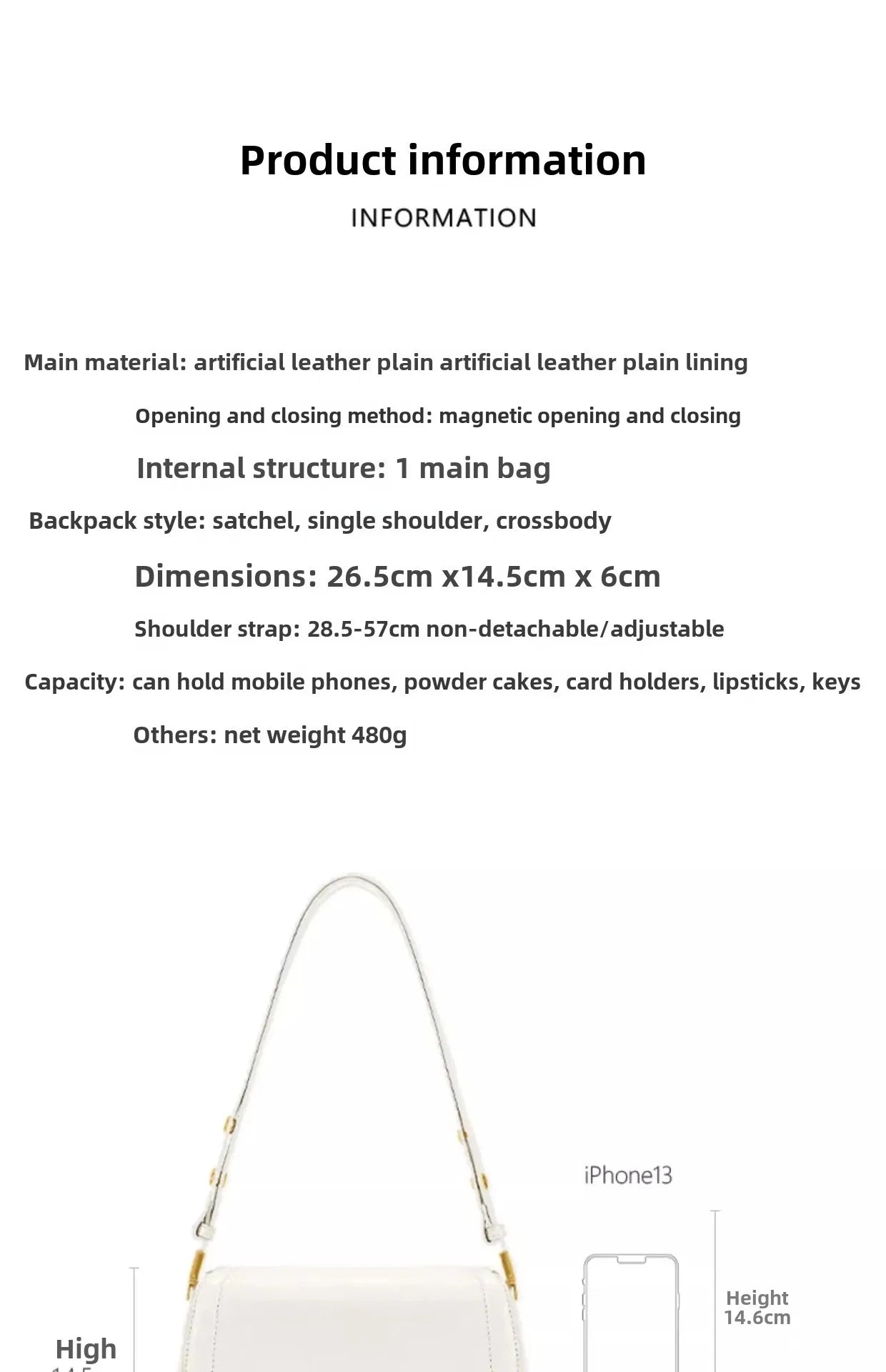 JW PEI Fashionable Trendy Adjustable Crossbody Bag Vintage Women's Shoulder Bag Pudding Bag JOYFashionable 1C56