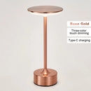 LED Table Lamp Touch Sensor Night Light USB Rechargeable Portable Bedroom Night Light Wireless Reading Lamp Restaurant Hotel Bar