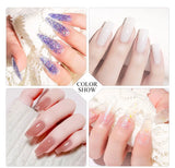 LIMEGIRL 15g Non-Stick Extension Gel UV Quick Build Solid Nail Extension Gel 3D Shaping Nail Art Solid Milky Jelly Hard Gel