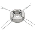 Universal Aluminum Trimmer Head with Four Trimmer Lines for Brush Cutter Grass Trimmer