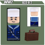 WW2 Military Soldier Figures Building Blocks Soviet British Army German Camouflage Warrior Infantry Accessories Bricks Toys Gift