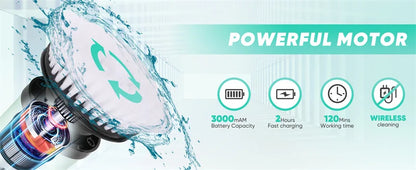 9-in-1 Multifunctional Wireless Electric Cleaning Brush Household Kitchen Bathroom Brush USB Handheld Rotating Cleaning tools
