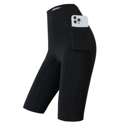 Tamanho grande leggings feminino esportes shorts de tubarão com bolso elástico cintura alta hip elevador treino correndo de secagem rápida calções de ginásio