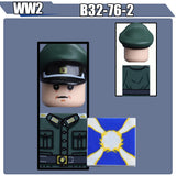 WW2 Military Soldier Figures Building Blocks Soviet British Army German Camouflage Warrior Infantry Accessories Bricks Toys Gift
