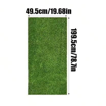 1 almohadilla de césped artificial realista para mascotas, esterillas de césped sintético grueso, alfombra de césped artificial para exteriores, jardín, patio, paisaje, perro 