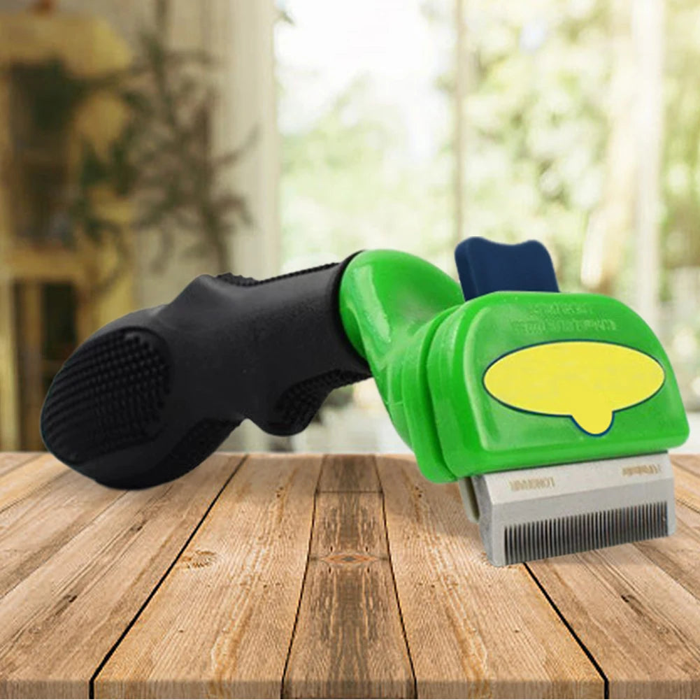Peines para quitar el pelo de mascotas y gatos, cepillos de aseo para perros y gatos, peines de masaje para la caída del pelo, cepillo de limpieza y desenredado para recortar el pelo de mascotas.