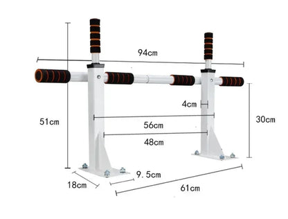 Multi Functional Home Fitness Equipment Wall Mounted Parallel Bar Indoor Pull-up Wall Mounted Parallel Bar Exercise Device