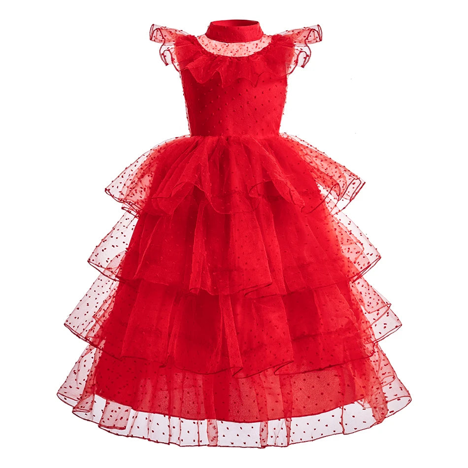 Girls Elsa Anna Dress Children Princess Carnival Dress Kids Jasmine Rapunzel Pageant Flower Disguise Cosplay Christmas Costume