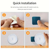 1 Luminária Noturna com Sensor de Movimento – Lâmpada LED Sem Fio para Quarto, Escada, Closet e Decoração de Ambientes