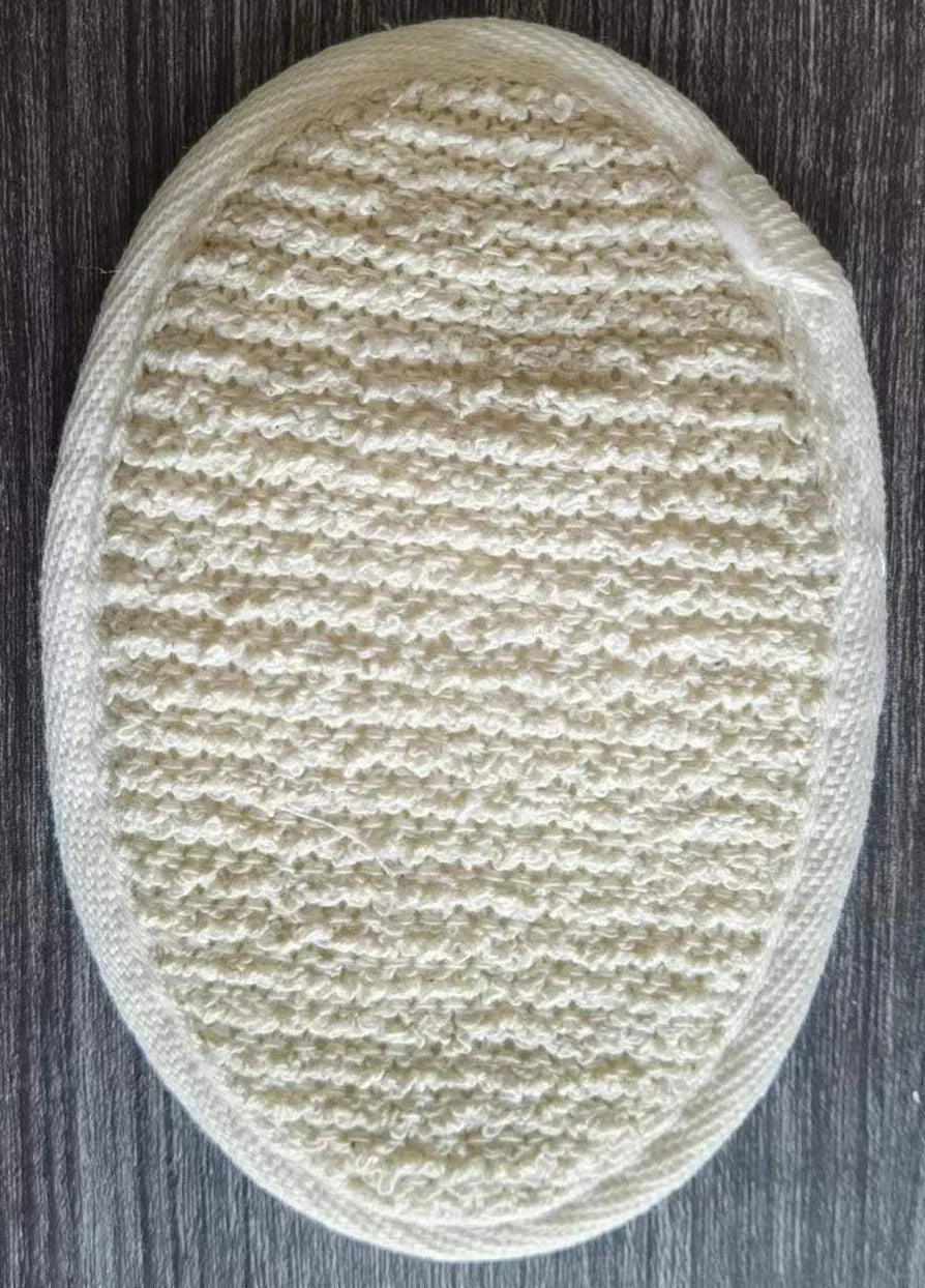 Natural Loofah Bath Scrub Sheet Scrubbing Sheet Bath Towel Body Scrubbing Exfoliation Soft Loofah Bath Brush Bathroom Supplies