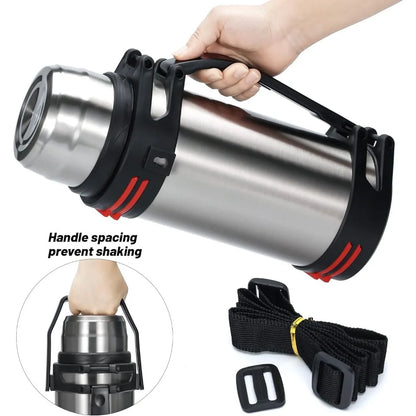 Large Capacity Flasks Water Bottle Stainless Steel Thermos Bottle VacuumInsulated Water Outdoor travel Bottle Cup Keeping Warm
