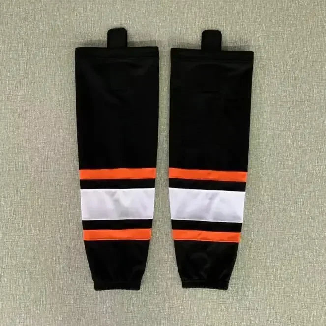 1 Pair Multiple Colors Knit Ice Hockey Socks 100% Polyester Team Training Socks Practice Socks Hockey Equipment Sports Sock