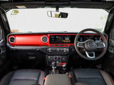 For Jeep Wrangler 2018-2022 Carplay LCD Instrument Panel Dual Screen Android Multimedia Video Player GPS Navigation Android Auto