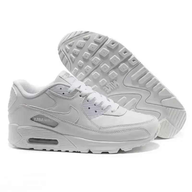 Nike AIR MAX 90 Classic - Zapatillas deportivas para hombre y mujer, color blanco, negro, azul y rojo, cómodas, para exteriores, talla 36-46