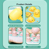 Duck/Frog/Pig Baby Toy Montessori Learning Game Educational Puzzle Gift for 12-24 Months Toddler Boy/Girl with Hammer