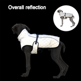 Reflective Pet Dog Outdoor Jacket Pet Coat Vest Winter Warm Reflective Cotton Dogs Clothing for Large Middle Dogs  Labrador