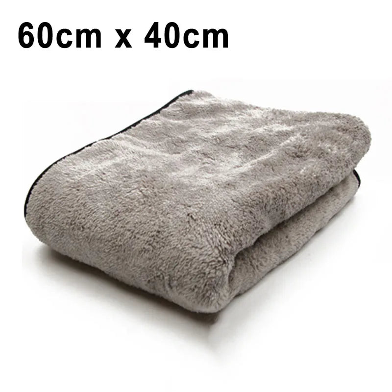 Toalla de microfibra para lavado de autos SEAMETAL, súper absorbente, para limpieza y secado de autos, paños multifuncionales para accesorios de lavado de autos.