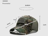 Black Mesh - Backed Baseball Cap with American Flag Patch - Stylish and Patriotic Accessory