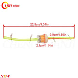 Motorcycle Universal Gas Fuel Filters and Fuel Pipe For 49cc 50cc 110cc 125cc Motocross Dirt Pit Bike Moped Scooter ATV Go Kart