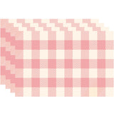 4Linen Placemats Abstract Geometric Pattern Kitchen Decor Decorative Accessories Ableware Pads Room Dining Table Decor