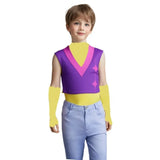 Saja Boys Mystery Cosplay Costume KPop Mystery Purple Wig Men Halloween Carnival Party Role Playing Suit Outfit For Kids