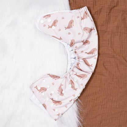 1pcs Baby Diapering Waterproof Reusable Adjustable Eco-Friendly 100% Polyester Baby Cloth Diapers