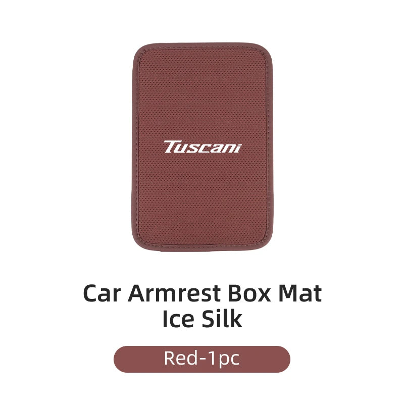 Car Armrest Mat Arm Rest Protection Cushion Interior Accessories For Hyundai Genesis Elantra Grand Santa Fe Palisade Equus