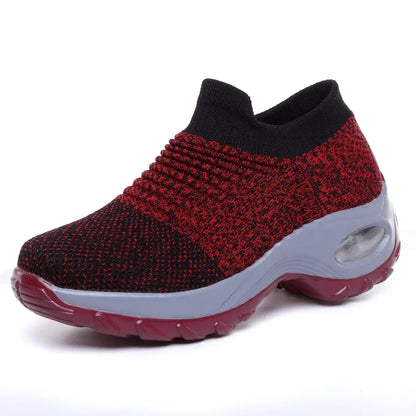 Zapatillas ortopédicas versátiles para mujer, zapatos de plataforma informales, antideslizantes y resistentes al desgaste.
