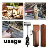 Outdoor Carpenter Drill Bits for Camping Survival Tools Drilling Holes Chopping Wood Accessories Four Blade Support Drill Bits