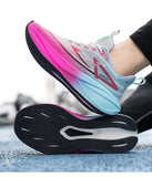 2025 new men's and women's running shoes breathable casual sports shoes non-slip cushioning comfortable tennis shoes men 36-45