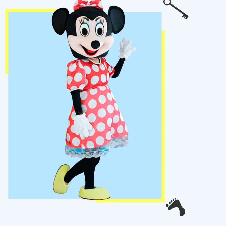 MINISO Disney Mouse Mickey Mouse Minnie Cartoon character Mascot Costume Advertising Fancy Dress Party Animal Cospaly  Anime
