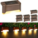 16 PCs of solar outdoor deck lights commercial street LED step lights suitable for balconies terraces stairs fences lanes paths