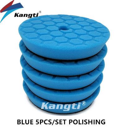 5 (125mm)/6 (150mm) Inch Car Waxing Buffing Pad Germany Foam Polishing Disc Auto Care Repair Tools Wax Pads for Car Detailing