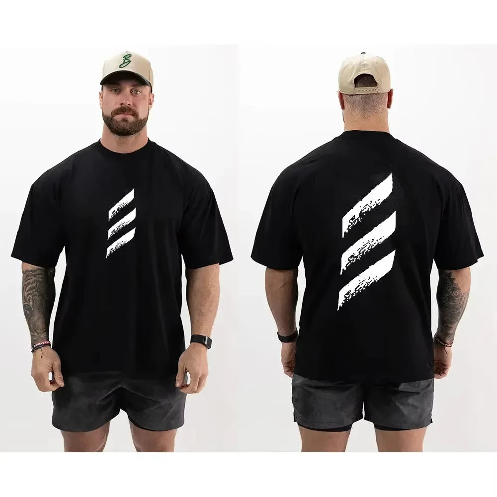 Camiseta de verano para hombre, camiseta de gimnasio Thavage Muscle 2023, camiseta de gimnasio para hombre, camiseta de jogging de fitness para hombre, camiseta de gimnasio para hombre 