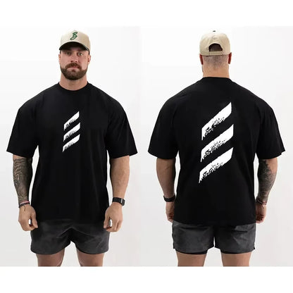 Camiseta de verano para hombre, camiseta de gimnasio Thavage Muscle 2023, camiseta de gimnasio para hombre, camiseta de jogging de fitness para hombre, camiseta de gimnasio para hombre 