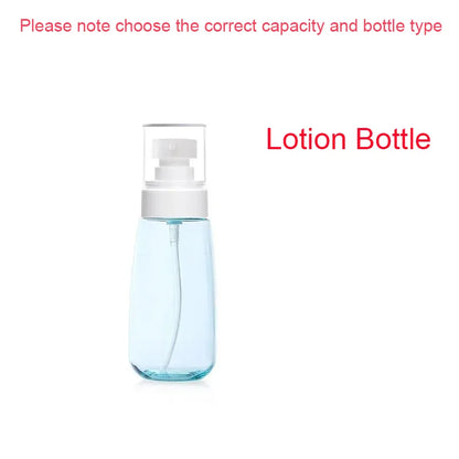 30ml 60ml Travel Spray Bottle Transparent Plastic Bottle Lotion Pump Travel Perfume Fine Mist Toner Bottles Refill Lotion Bottle