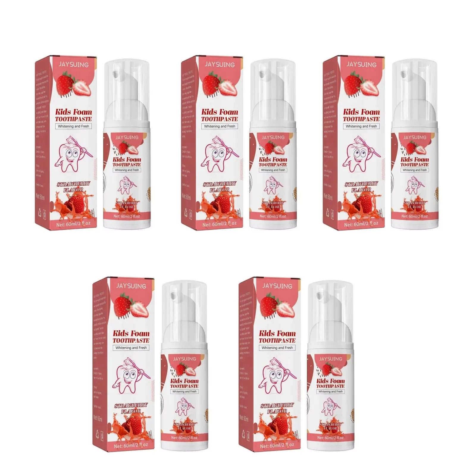 Children Foam Toothpaste Yellow Teeth Stain Removal Gingiva Protection Whitening Brighten Deep Cleaning Teeth Mousse for Kids