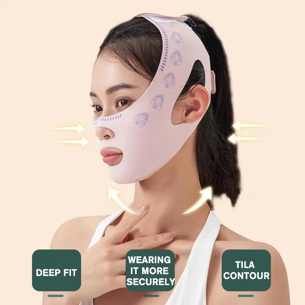1PCS Chin Cheek Slimming Bandage V Shaper V Line Lifting Mask Face Lifting Anti Wrinkle Strap Band Sleeping Mask Beauty Care