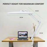2,200 Lumens LED Task Lamp Super Bright Desk Lamp 117 Pcs SMD LED 4 Level Brightness Dimmable Task LED Light for Home Office