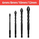 Cross Hex Drill Bit Set For Concrete Porcelain Tile Glass Metal Professional Multifunction Drill Bits Kit Tools Carbide Drills