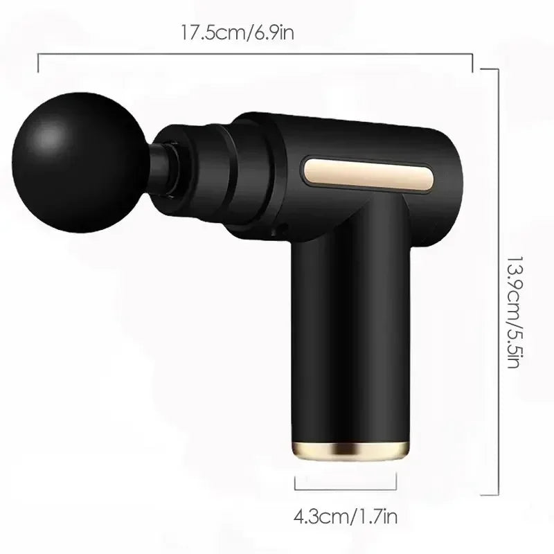 Portable Fascia Gun Deep Tissue Massage Mini Lightweight and Adjustable Speed ​​Massage Equipment Suitable for the Whole Body