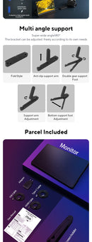 ZSUS 2160*1440  14-inch 2K Portable Monitor 60HZ For Laptop XBox PS4 / 5 Switch TV Box Cell Phone PC Extension  Mobile