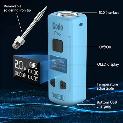 Welding Tools Original Yocan Kodo Pro Electric iron 400mAh Battery 510 Thread 1.8V-4.2V Variable Voltage Heat Pen